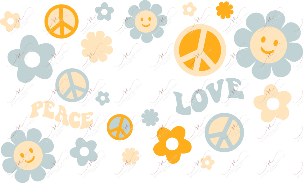 Groovy Flowers - Cold Cup Wrap Cold