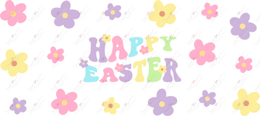 Happy Easter - 16Oz Vinyl Libbey Wrap