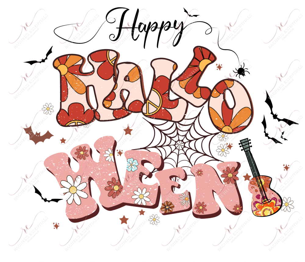 Happy Halloween - Clear Cast Decal