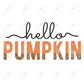 Hello Pumpkin - Ready To Press Sublimation Transfer Print Sublimation