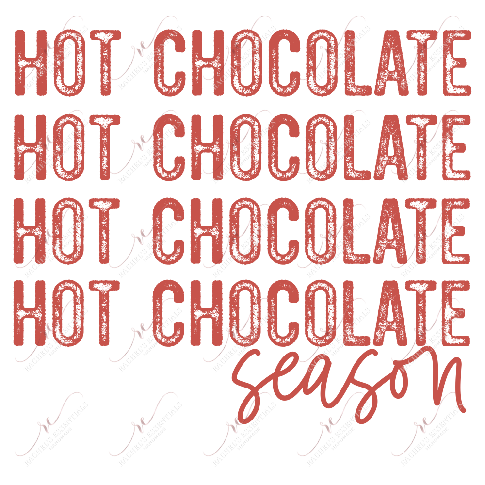 Hot Chocolate Red - Clear Cast Decal
