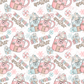 Hot Cocoa Weather Pastel - Ready To Press Sublimation Transfer Print Seamless Sublimation