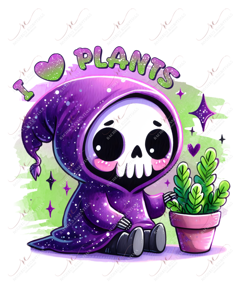 I Love Plants 420 - Clear Cast Decal