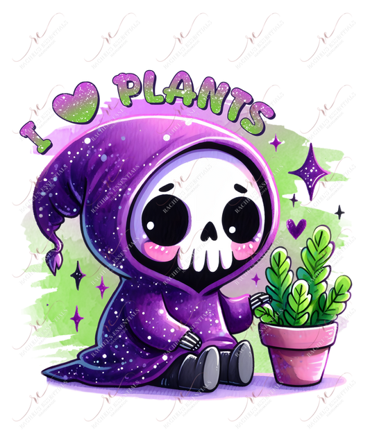 I Love Plants 420 - Clear Cast Decal