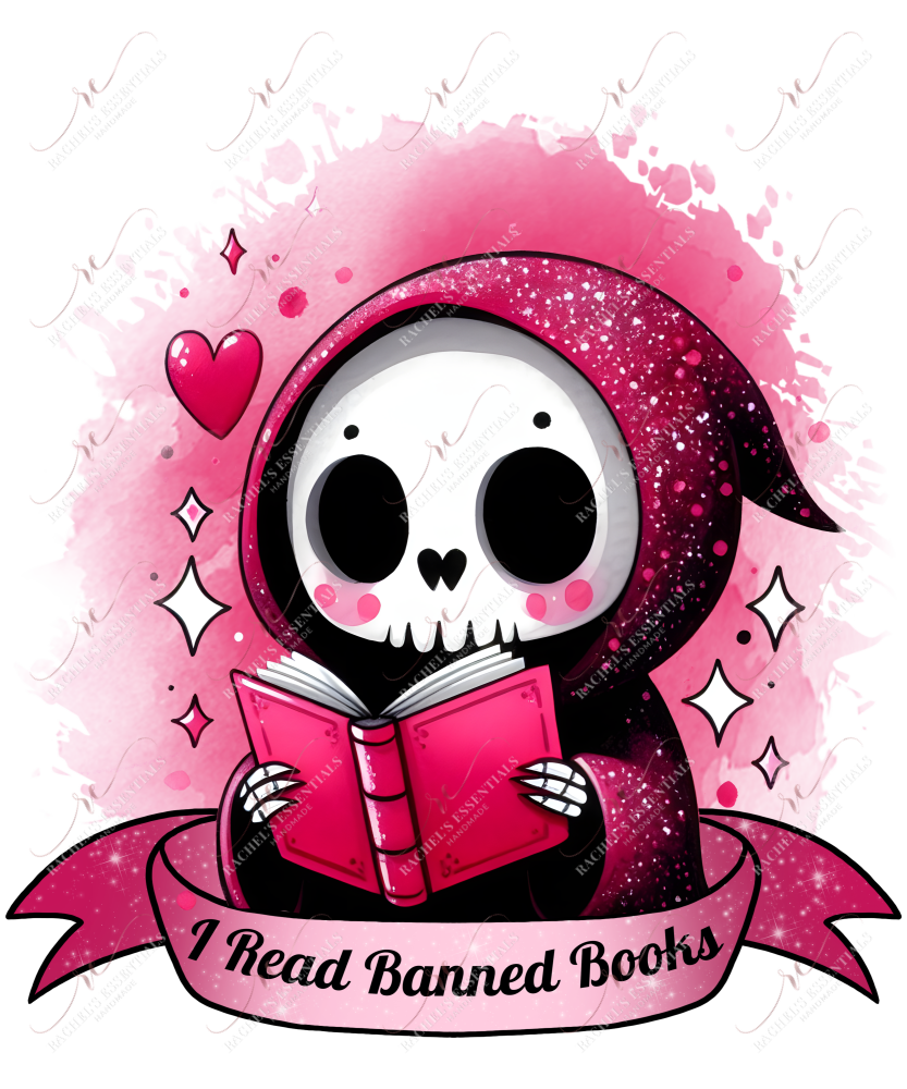 I Read Banned Books - Clear Cast Decal