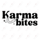 Karma Bites - Clear Cast Decal