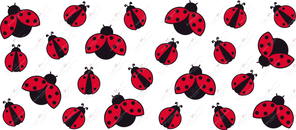 Lady Bugs - 16Oz Vinyl Libbey Wrap