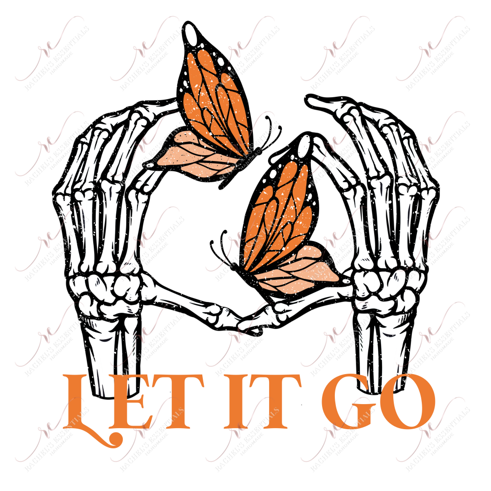 Let It Go - Clear Cast Decal