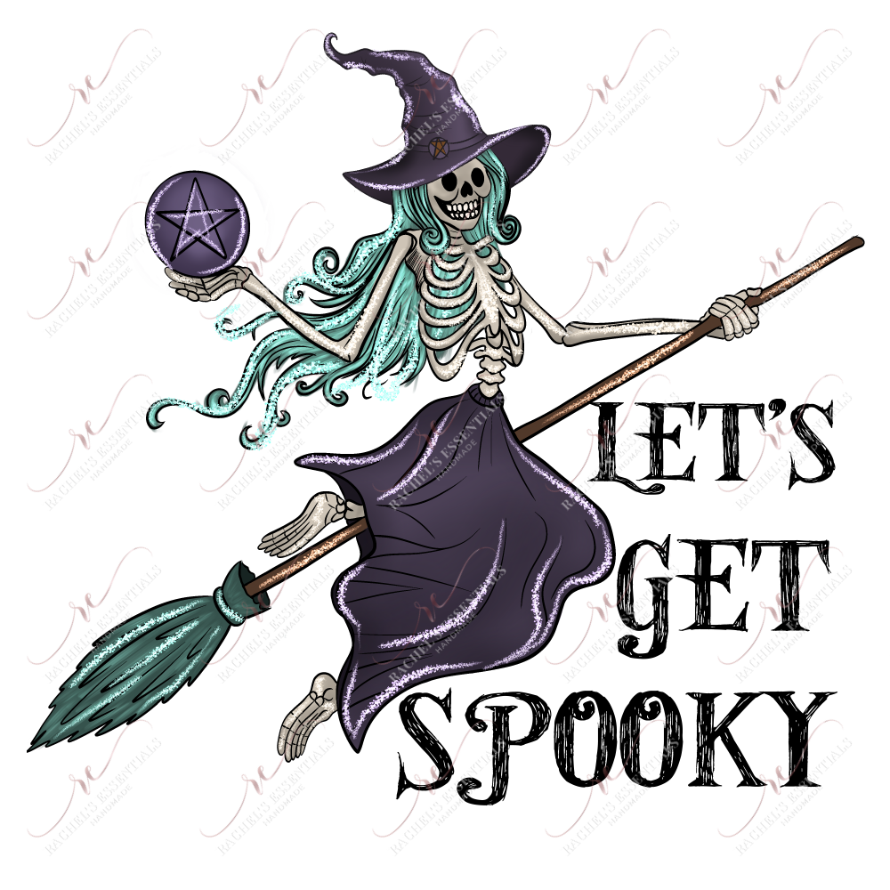 Lets Get Spooky - Clear Cast Decal