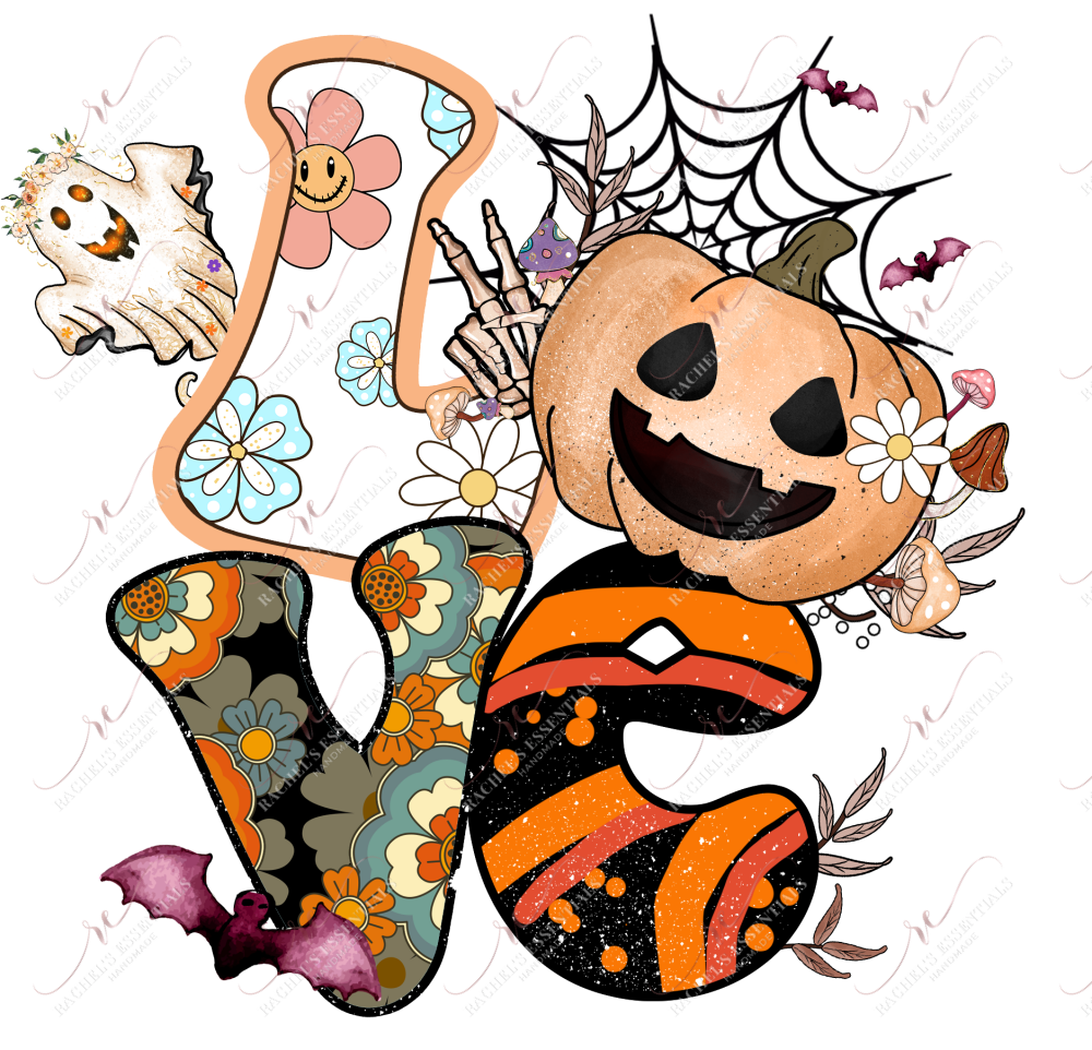 Love - Clear Cast Decal