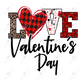 Love Valentines Day - Ready To Press Sublimation Transfer Print Sublimation