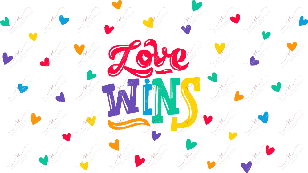Love Wins No Hole - Cold Cup Wrap Cold