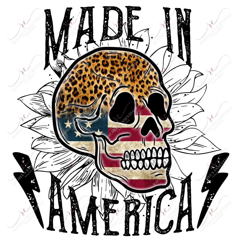 Made In America - Clear Cast Decal