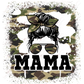 Mama Messy Bye Camo - Ready To Press Sublimation Transfer Print Sublimation