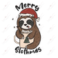 Merry Slothmas - Htv Transfer