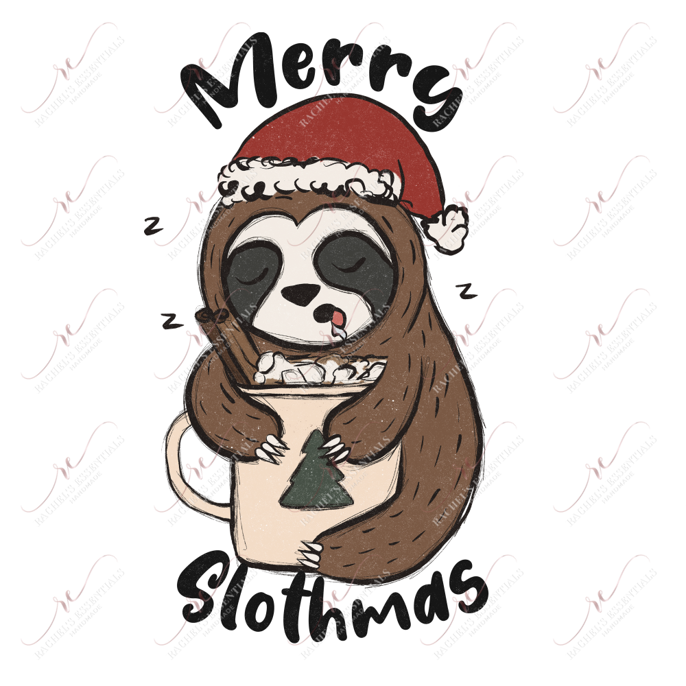 Merry Slothmas - Htv Transfer
