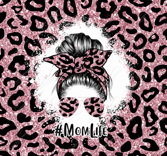 Mom Life Pink Leopard Wrap - Ready To Press Sublimation Transfer Print Sublimation