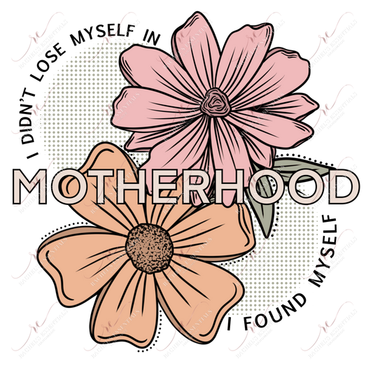 Motherhood Flowers- Ready To Press Sublimation Transfer Print Sublimation