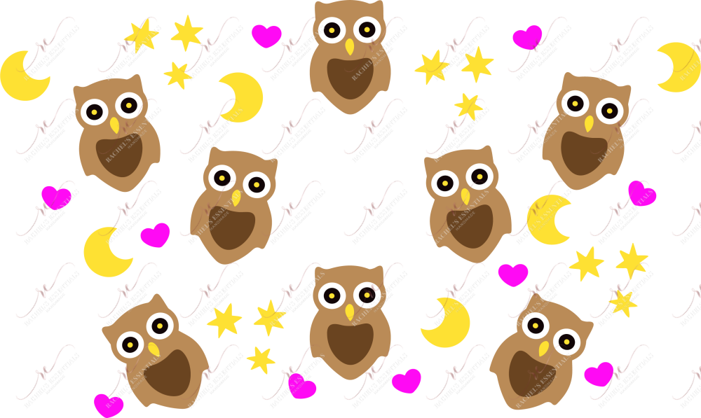 Owls - Cold Cup Wrap