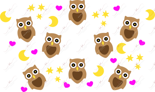 Owls - Cold Cup Wrap