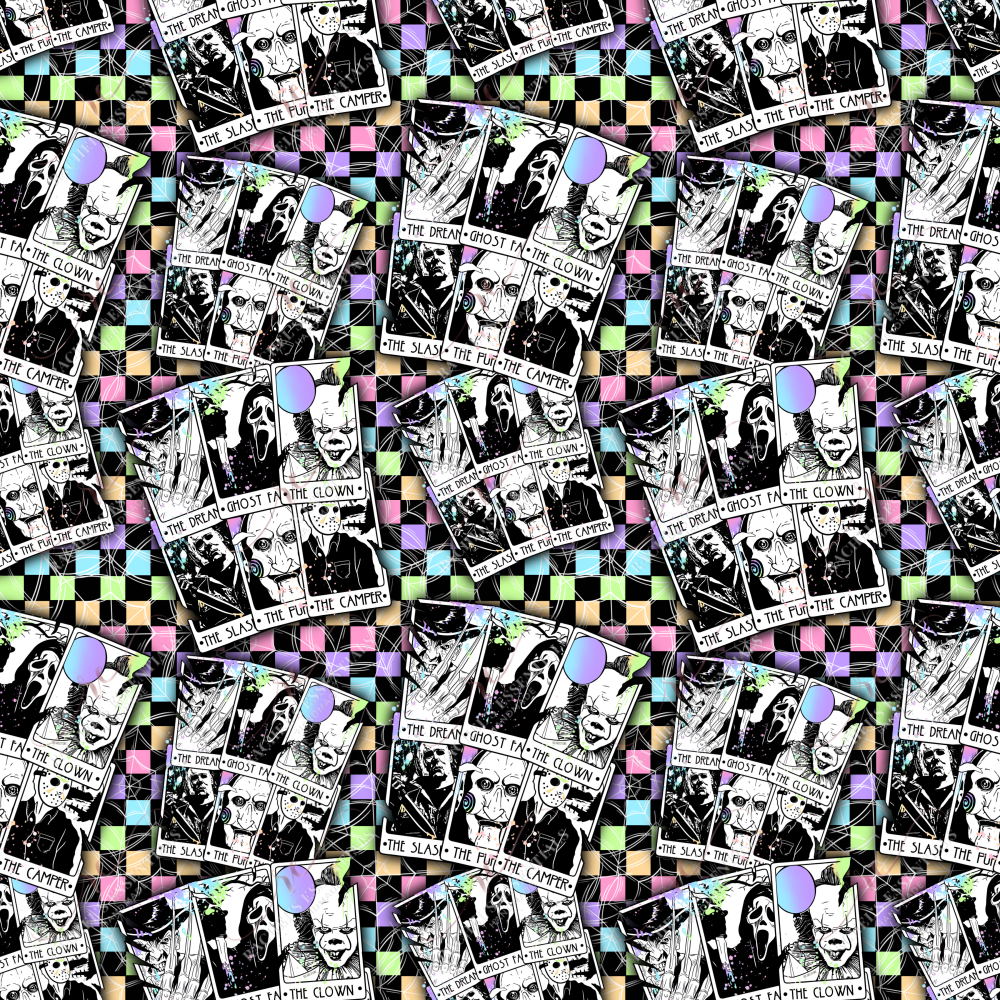 Pastel Tarot Card-Ready To Press Sublimation Transfer Print Sublimation