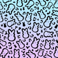 Peeps Bunnies Ombré - Ready To Press Sublimation Transfer Print Sublimation