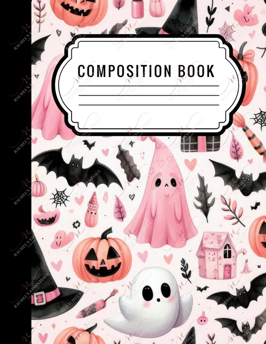 Pink Halloween - Composition notebook vinyl