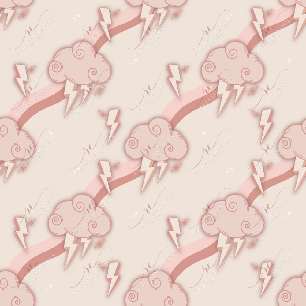 Pink Storm - Ready To Press Sublimation Transfer Print Sublimation