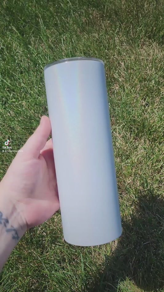 Teacher fuel 20oz shimmer tumbler