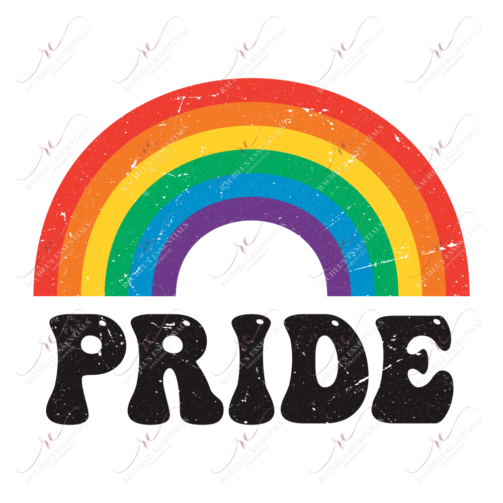 Pride Rainbow - Ready To Press Sublimation Transfer Print Sublimation