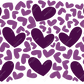 Purple Hearts- Cold Cup Wrap Cold
