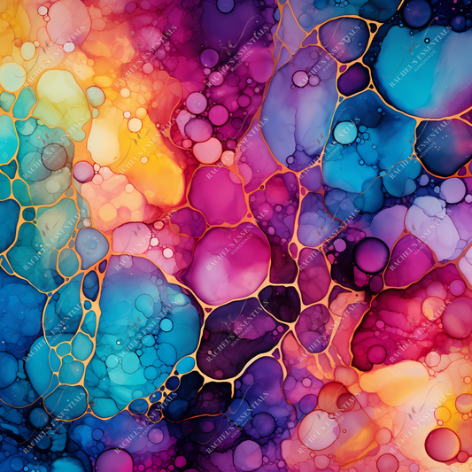 Rainbow Ink 1 - Ready To Press Sublimation Transfer Print Sublimation