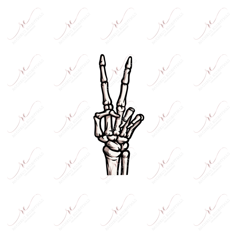 Skellie Hand - Ready To Press Sublimation Transfer Print Sublimation