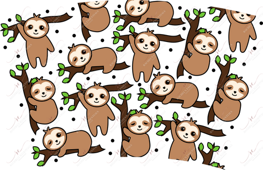 Sloth No Hole - Cold Cup Wrap Cold