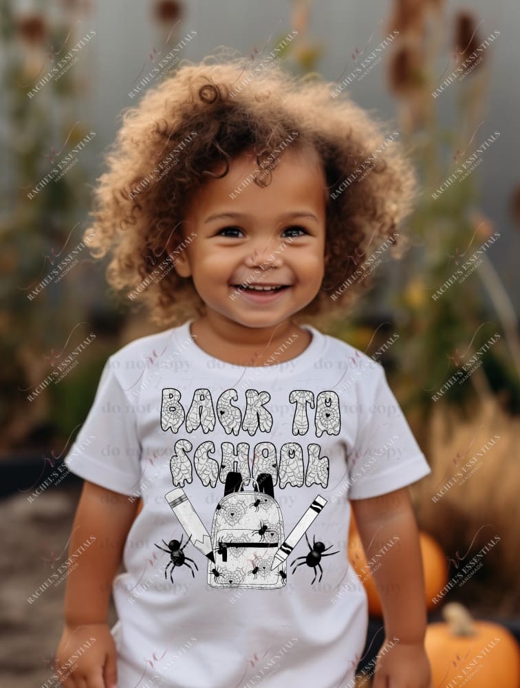 Spooky Back To School- Ready Press Sublimation Transfer Print Sublimation