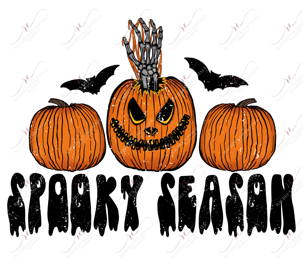 Spooky Season (Distressed) - Ready To Press Sublimation Transfer Print Sublimation
