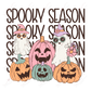 Spooky Season Stacked- Clear Cast Decal
