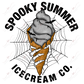 Spooky Summer Ice Cream Co.- Clear Cast Decal