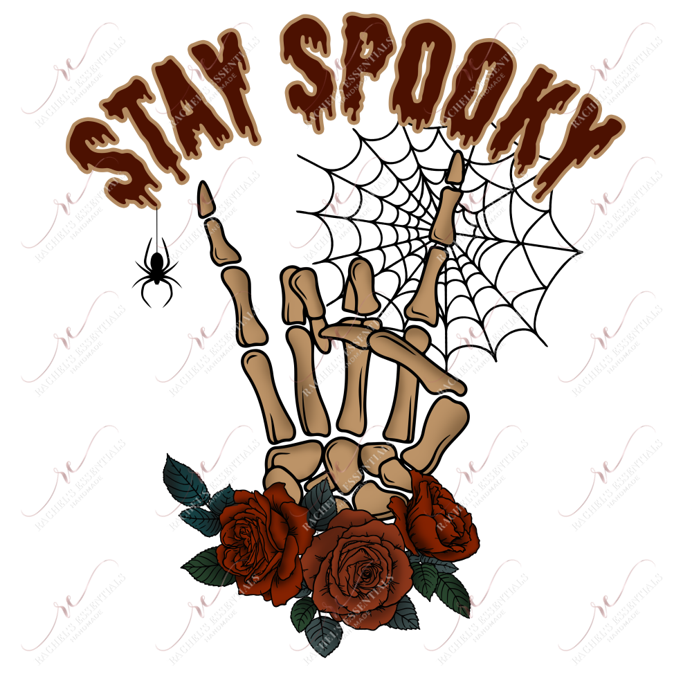 Stay Spooky-Clear Cast Decal