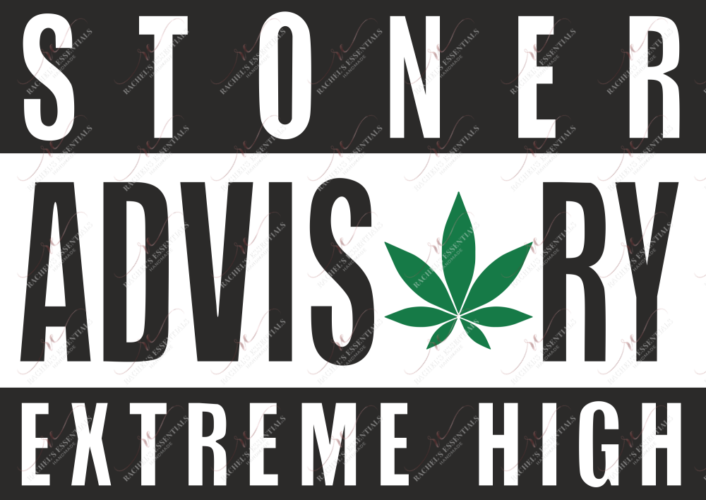 Stoner Advisory - Ready To Press Sublimation Transfer Print Sublimation