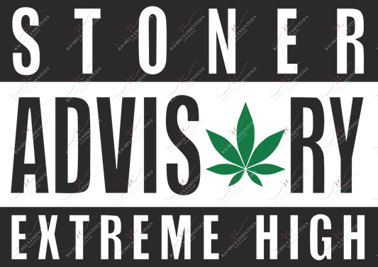 Stoner Advisory - Ready To Press Sublimation Transfer Print Sublimation