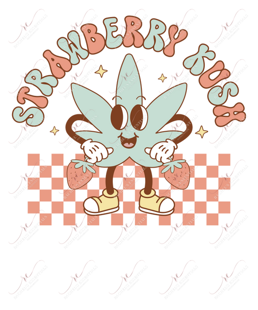 Strawberry Kush - Ready To Press Sublimation Transfer Print Sublimation