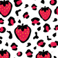Strawberry Leopard Print - 16Oz Vinyl Libbey Wrap