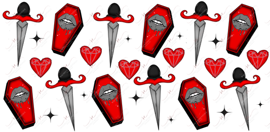 Dagger - 16Oz Glass Can Wrap Sublimation