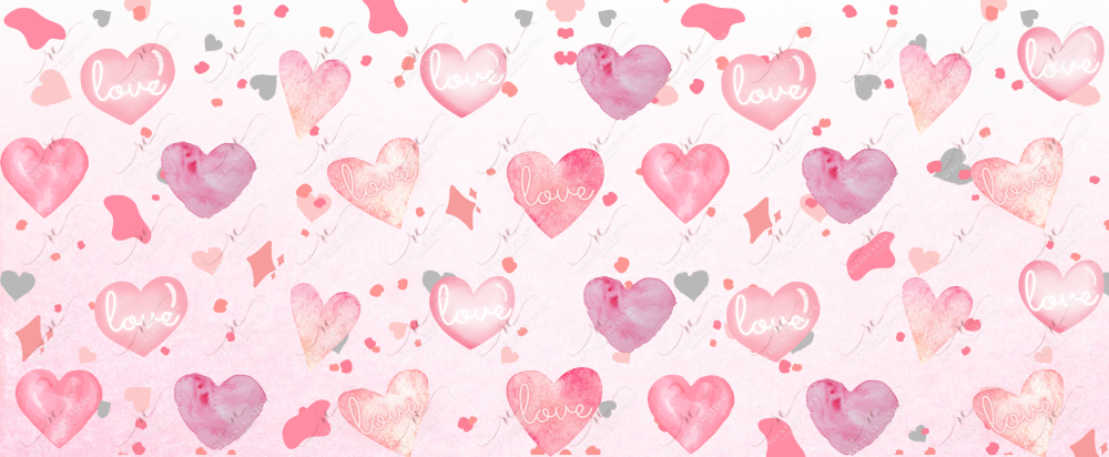 Love - 16Oz Glass Can Wrap Sublimation