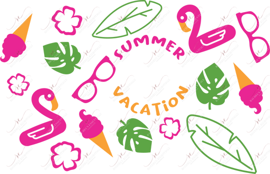 Summer Vacation - Cold Cup Wrap