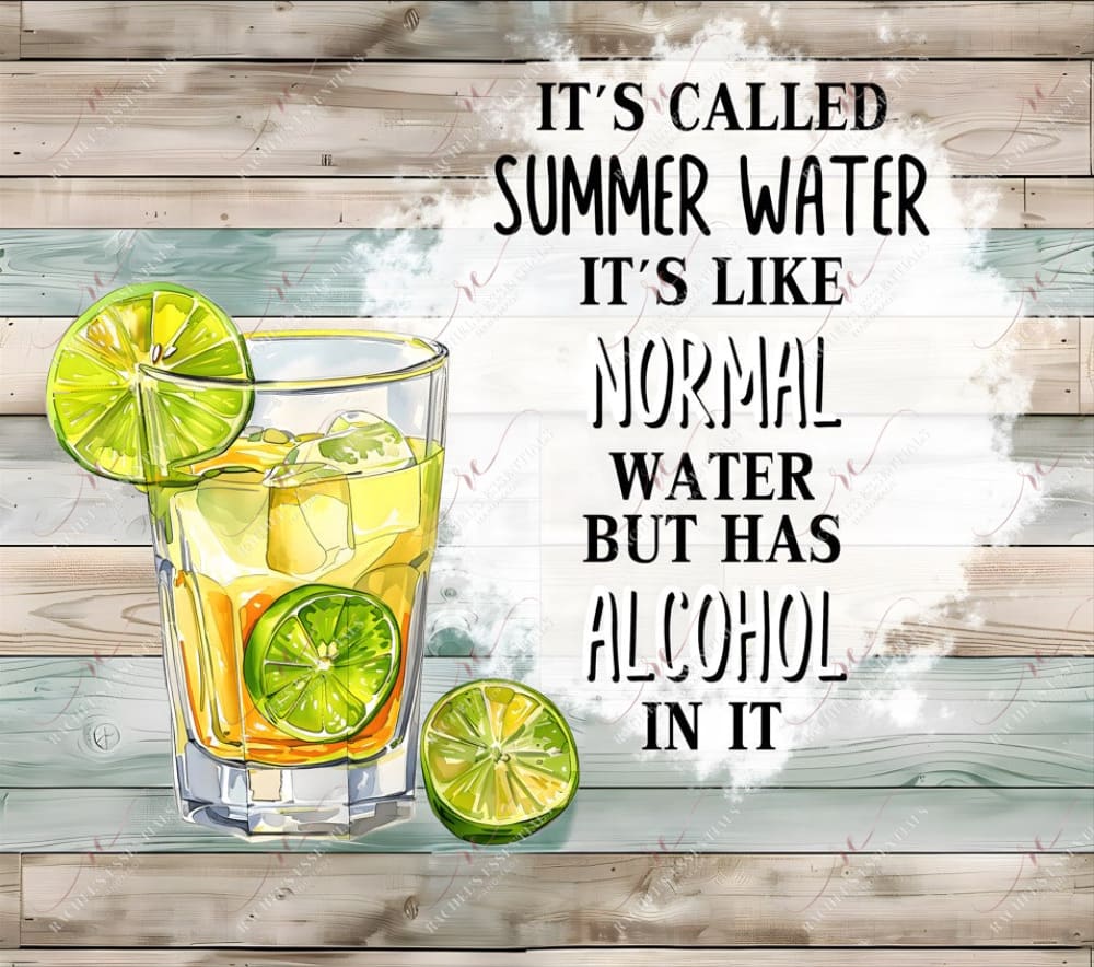 Summer Water - Ready To Press Sublimation Transfer Print Seamless Sublimation