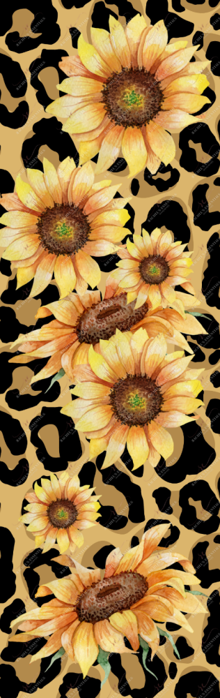Sunflower Leopard - Vinyl Pen Wrap
