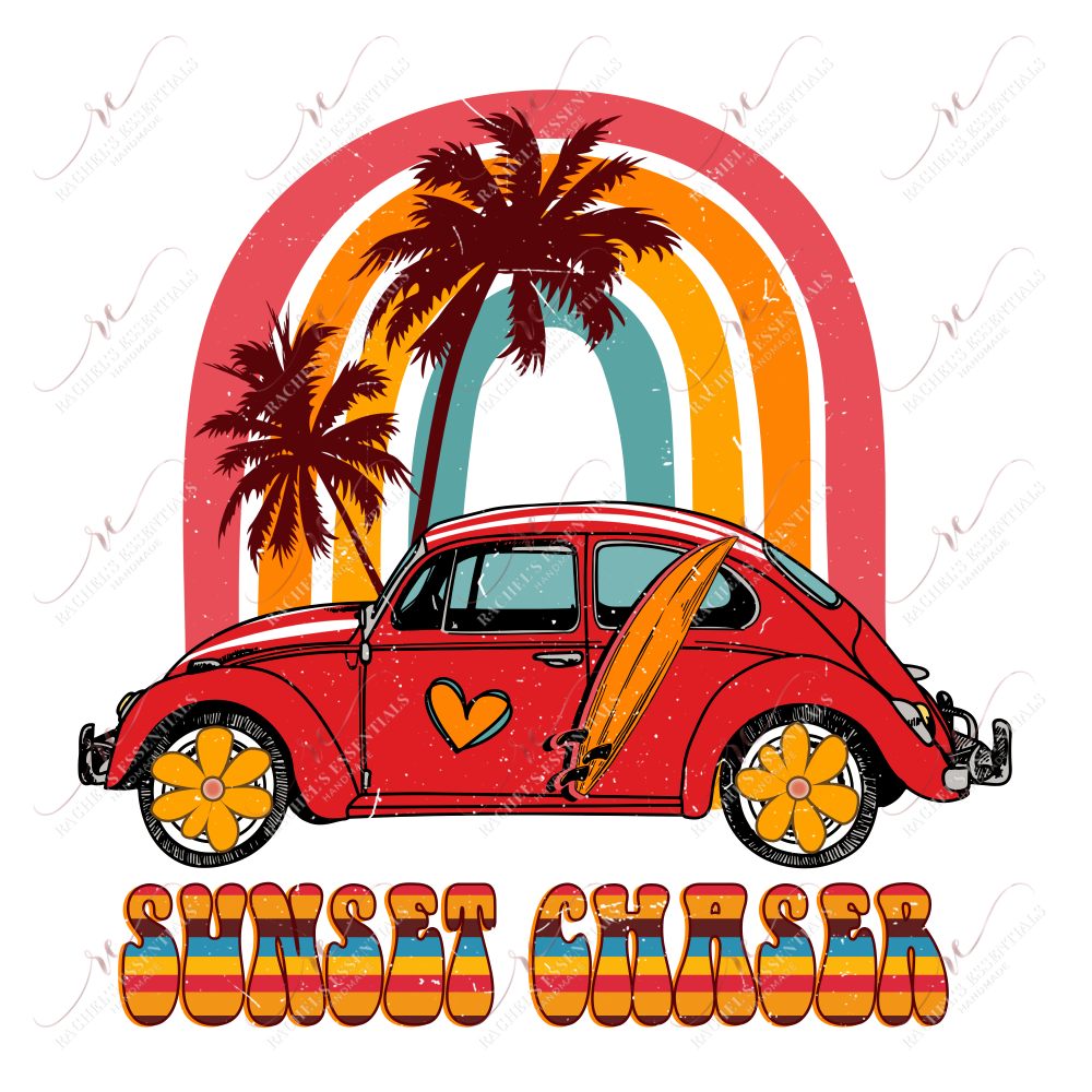 Sunset Chaser - Ready To Press Sublimation Transfer Print Sublimation