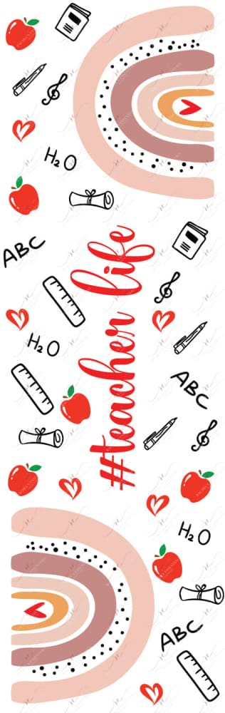 Teacher Life - Vinyl Pen Wrap